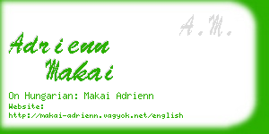 adrienn makai business card